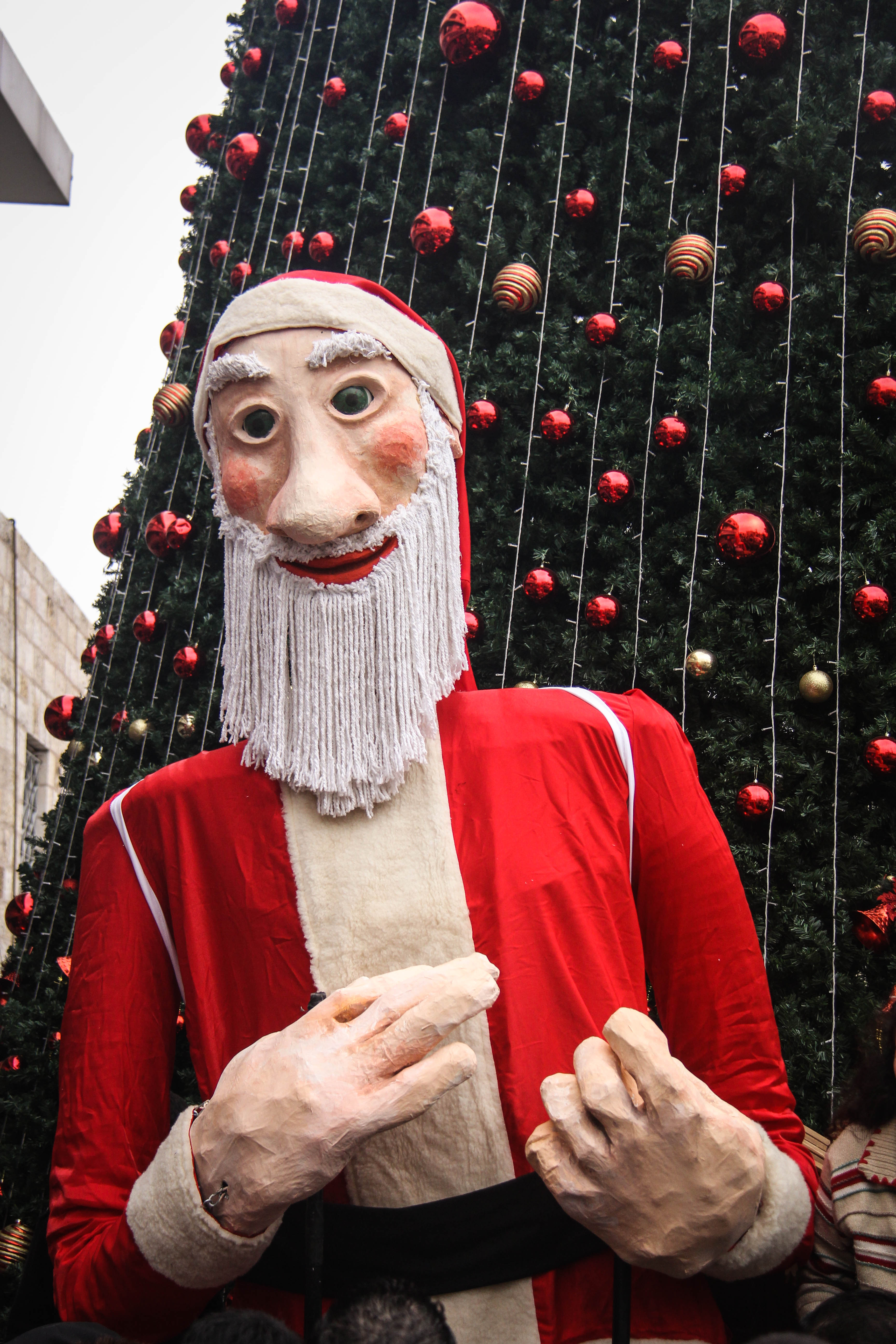 Santa Claus puppet by Al-Harah Theater
