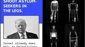 Trump wants to shoot asylum seekers in the legs