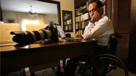 Disabled Palestinian war photographer turns camera on culture