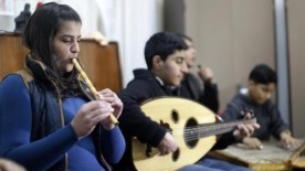 Fame beckons for Gaza teen band forged in war