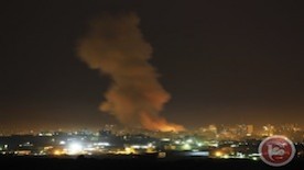 Israel Launches Airstrikes on Northern Gaza Strip