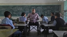 Disabled teacher in Gaza inspires his students to never give up
