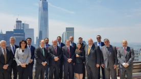 Palestine Banking Delegation Visits NY Federal Reserve, Banks