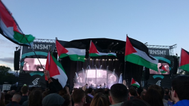Did Radiohead’s Thom Yorke Swear at Fans Waving Palestinian Flags?