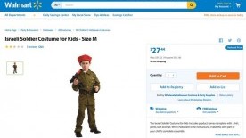 Disgust at Walmart’s Israeli Soldier Costume for Kids