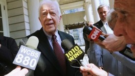Carter says Trump Mideast plan violates international law