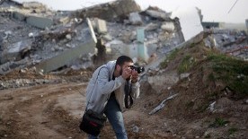 Learning to Photograph While Running in Gaza
