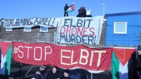 Israeli-owned drone manufacturer shut down by pro-Palestine protesters