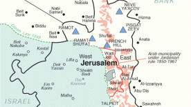 Israeli Settlements and Palestinian Neighborhoods in East Jerusalem